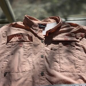 Baleaf Women's Pink Button Down Shirt